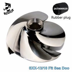 Jet Ski Accessories SXX-13/18 161mm for Seadoo RXP-X 300 / RXT-X 300 / GTX LIMITED 300 / WAKE PRO 230HP 3 Blade Polished Part