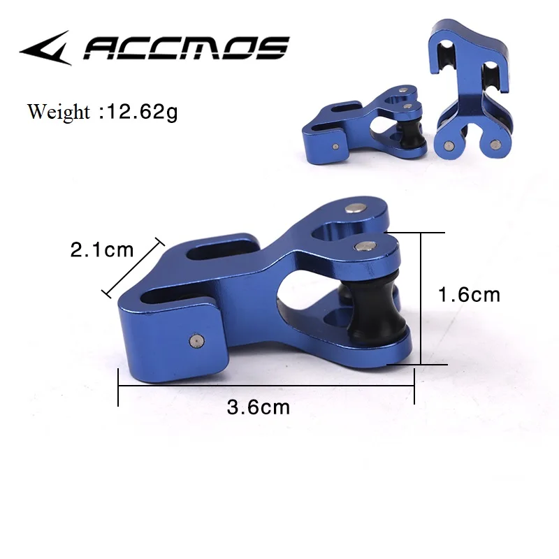 Bogenschießen Bowstring Separator Aluminium Legierung Verbindung Bowstring Splitter Roller Kabel Rutsche Outdoor Jagd Schießen Zubehör – Detail 4