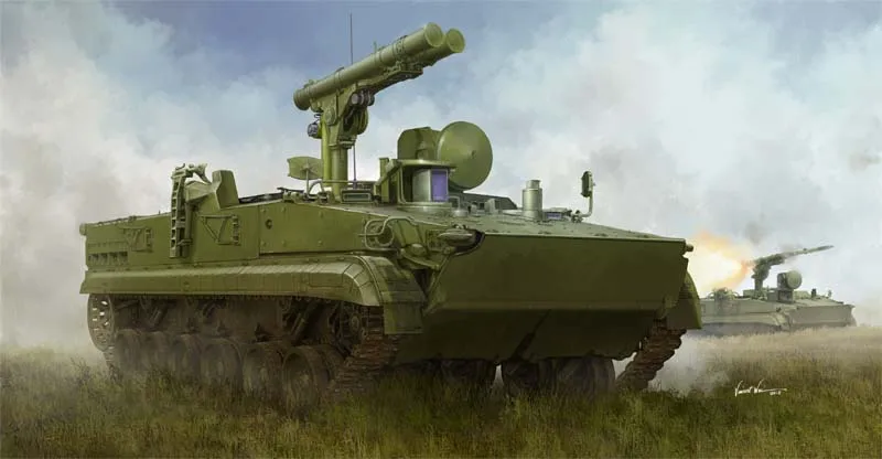 

Trumpeter 09551 1/35 русский 9P157-2 Khrizantema-S набор моделей противотанковых систем