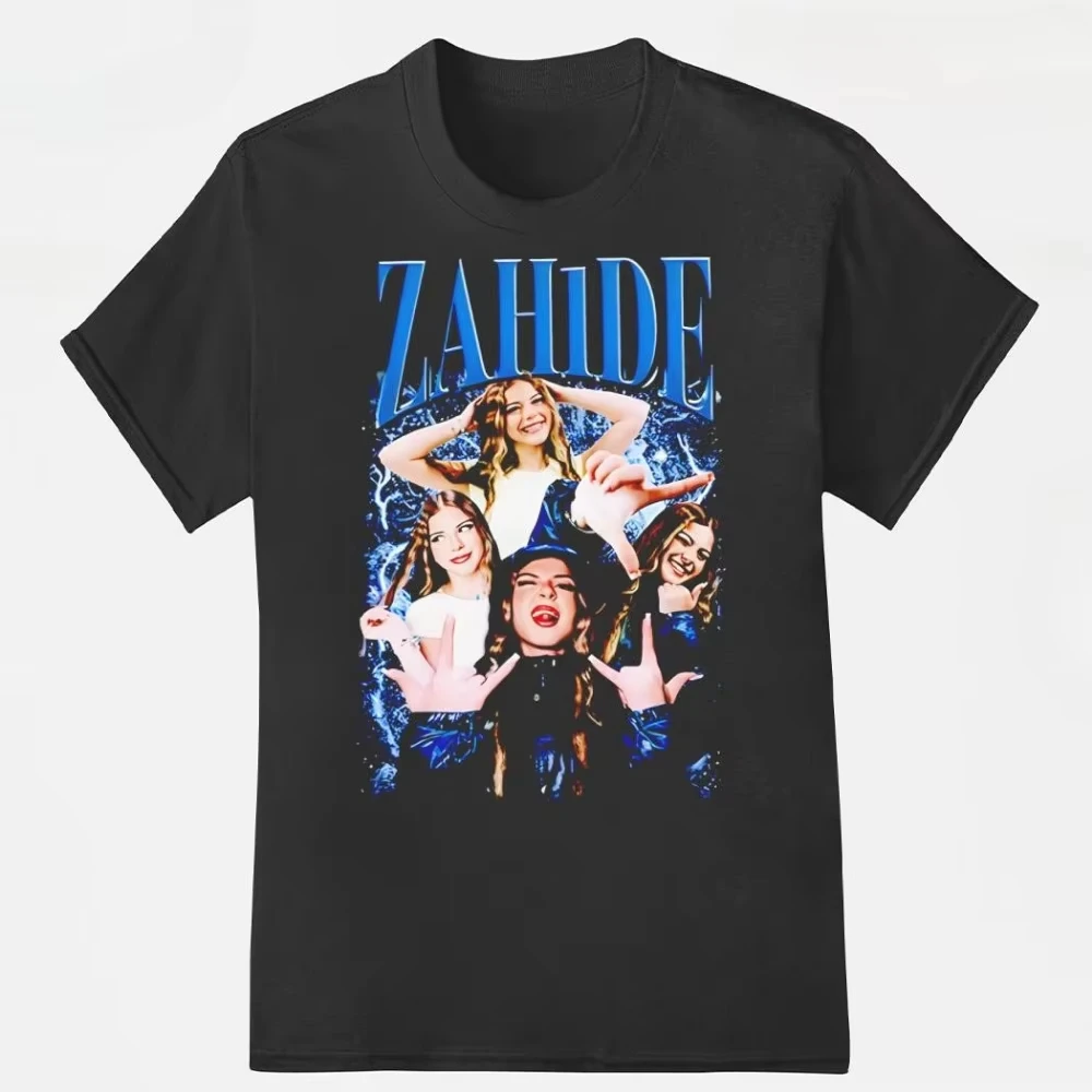 Nuevo Zahide Ballert Auf Lautlos Camiseta de algodón limitada-Camiseta Unisex Hiphop Merch Tee hombres mujeres cuello redondo moda Y2k SummerTops