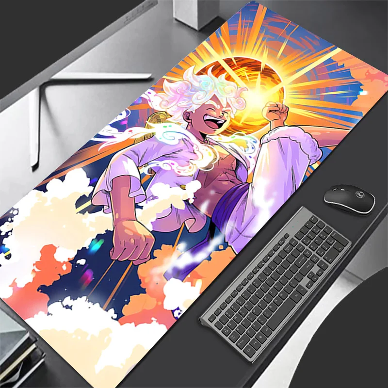 Tapis de Souris Gaming One Piece Anime Durable Grand Tapis de Souris Gamer Tapis de Clavier XXL Tapis de Bureau PC