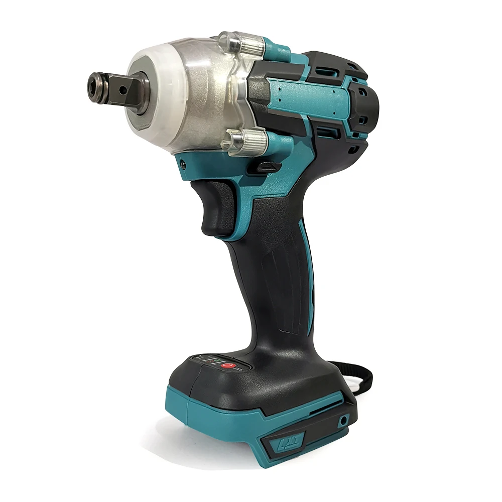 

21 в беспроводной Перезаряжаемый Электрический ударный бесщеточный гаечный ключ 1/2 ''двойного назначения, гаечный ключ, отвертка, совместимая с 18В MKT