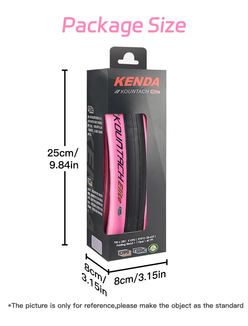 Kenda K1092 Pannenschutz Ultra Leichtgewicht Rutschfest Neuer Fahrradreifen 700x28c Kountach Elite Faltbarer Rennradreifen – Detail 11