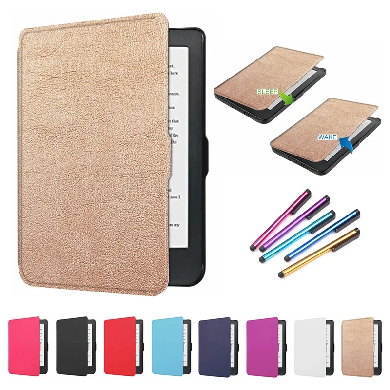 

For Funda Kobo Clara HD Ultra Slim Magnetic Smart Stand PU Leather Cover For Kobo Clara Clear HD 6 inch Case