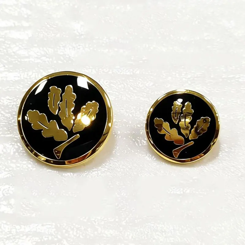 10 Stück 15/20mm Gold Metallknöpfe für Damenbekleidung, Manschetten, Ausschnitte, DIY Nähen, Handarbeit, Accessoires, Nähknöpfe – Detail 1