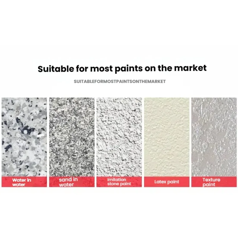 10L Feed Texture Coating  Pot Pressure Bucket With Colourful Air Spray Gun PT871 Fluid Hose Assembly Paint Sprayer System