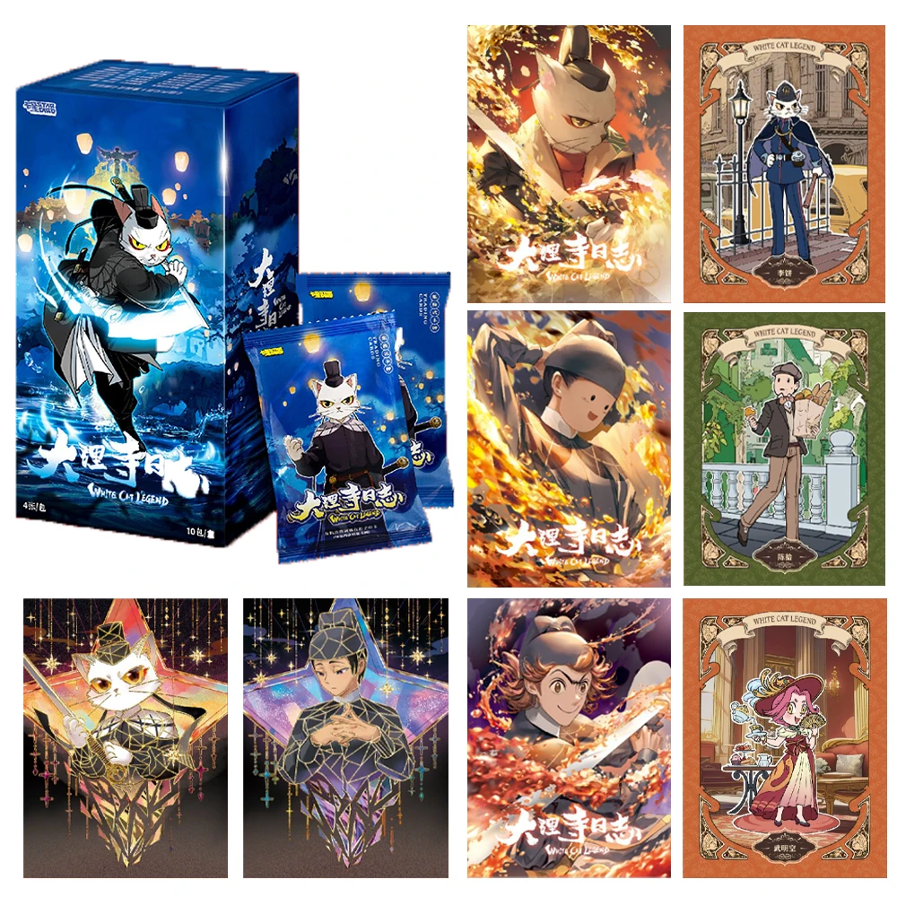

Genuine White Cat Legend Collectible Cards Hobby Official Licensed Anime Peripheral Anime Gift Toys