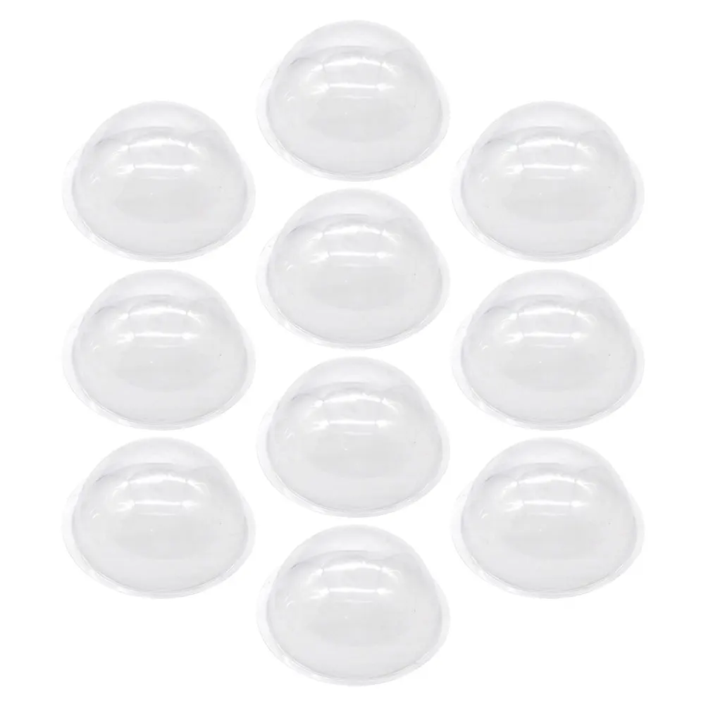 20 Pcs Semicircular Micro Landscape Cover Clear Dome Cloche Display Case Candy Semicircle