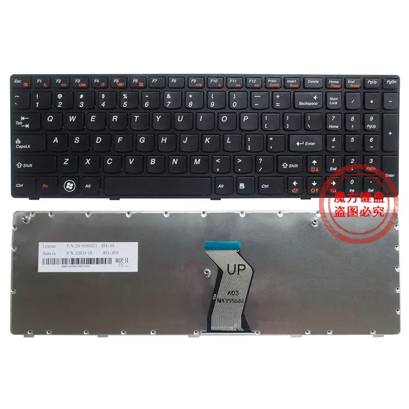 EUA/RU/SP/GR/FR Novo teclado de laptop PARA LENOVO G570 Z560 Z560A Z560G Z565 G575GX Z560GL G570A G770 G780