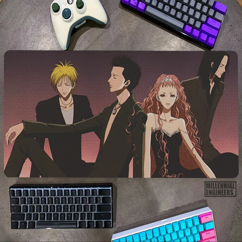 Osaki Nana Anime Mouse Pad Premium Mousepad Desk Mat Gaming Mats Keyboard Big Mousepepad Office Accessories Gamer Extended Large