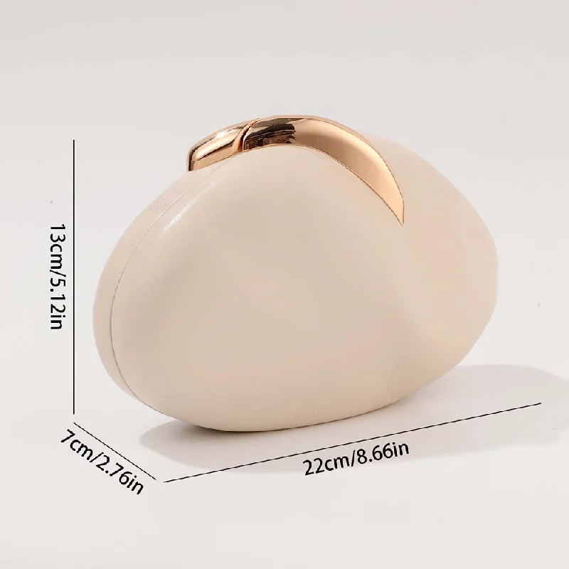 Borsa da sera in pelle Pu con pochette a tracolla alla moda Borsa da donna di lusso da spiaggia con paillettes interruttore decorativo dorato Mini borsa da festa