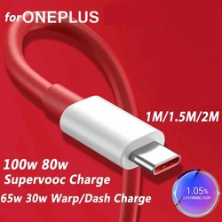 Voor Oneplus 11 10T Nord Ce 3 9 80W Supervooc Warp Lading Usb Type C Kabel 150W 100W 5a Snel Opladen Een Plus 10 Pro 9rt