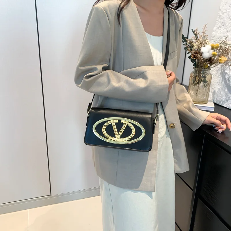 

2025 Gold-Tone Monogram Mini Square Bag Designer Crossbody Purse for Women Everyday Shoulder Bag