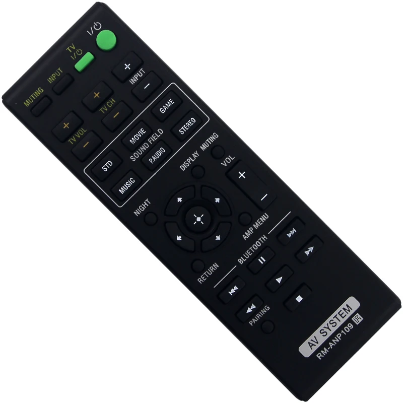 Compatible with Sony Audio HT-CT260 HT-CT260C  SA-WCT260H PN1H  Sub RM-ANP084 Remote Control RM-ANP109 Spare Parts Replacement