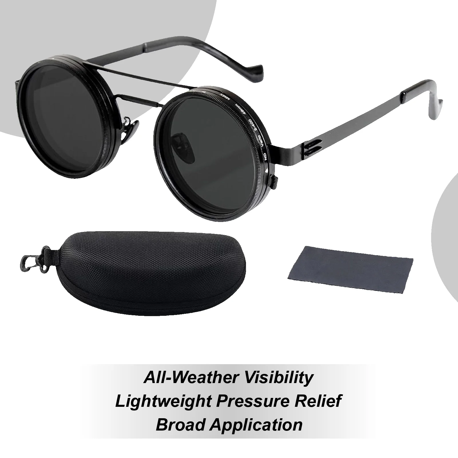 

Adjustable Tint Sunglasses 1-9 Gears Sport Sunglasses Anti-Glare Eyewear With Filter For Women Men Motorcycle Sports Driving
