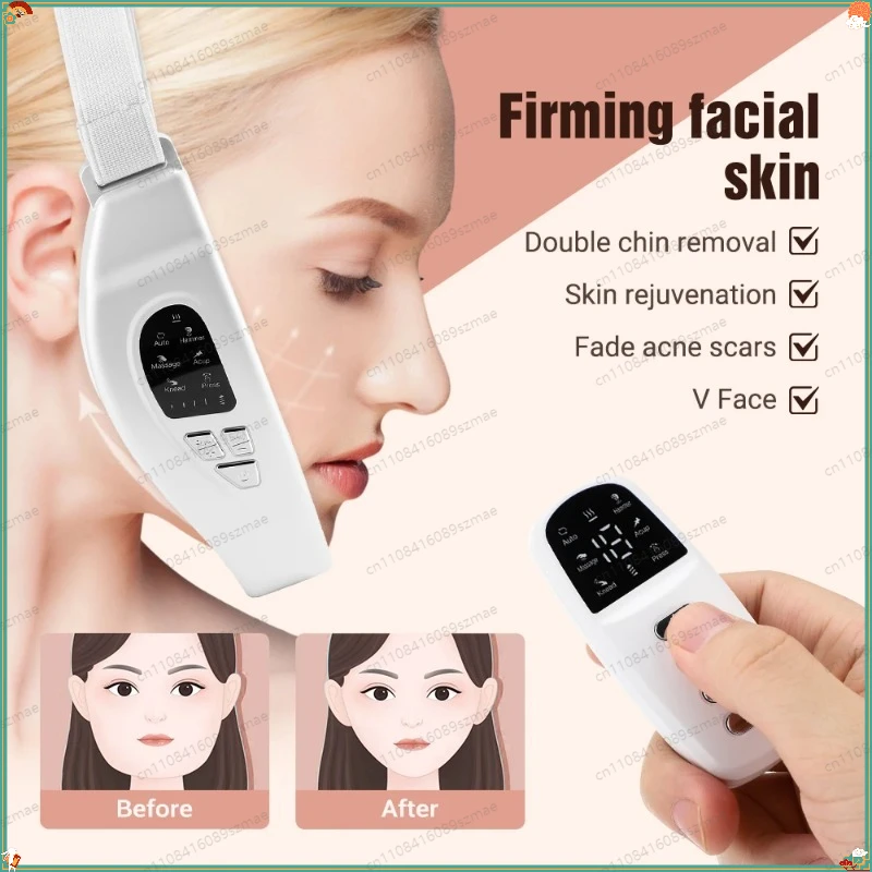 

Electric Facial Lifting Massager for Elderly, 6 Modes LED Heating & Vibration, Skin Firming Beauty Tool