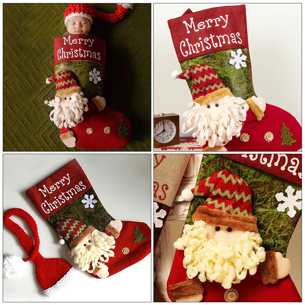 

Lovely Baby Hat Sleeping Bag Newborn Photography Prop Ideal for Christmas and Holiday Photography