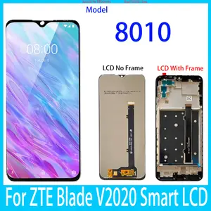 Bilashmart 6.82'' IPs ZTE Blade V2020 Smart LCD 8010 Display Touch Screen Digitizer With Frame Repair ZTE Blade 8010 LCD