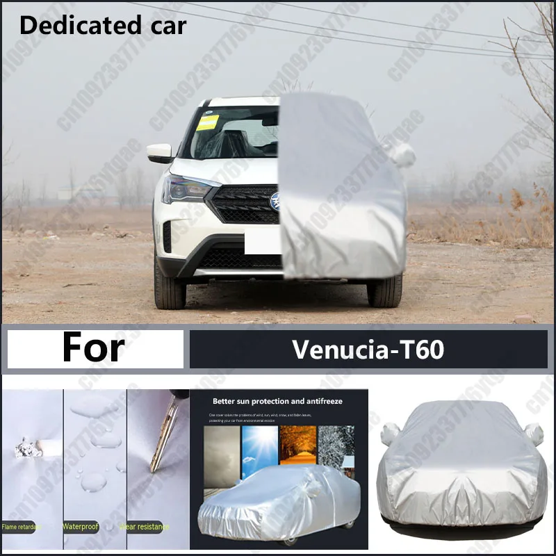 

For Venucia-T60 Oxford cloth car cover for sun protection, rain resistance, and all season special car dust cover