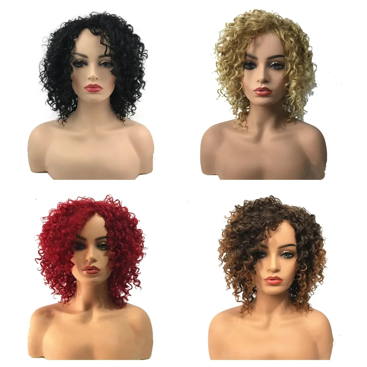 Perucas frontais de onda profunda de cabelo frontal de renda brasileira onda de água hd perucas sintéticas de renda para mulheres kinky encaracolado