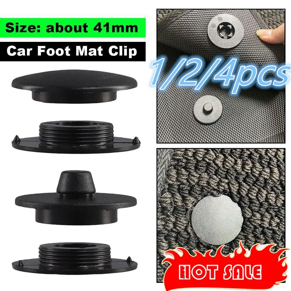 

1/2/4Set Car Floor Mat Anti-Skid Fixer Grips Double Layer Fixed Clips Set Universal Arpet Fixing Clamps Buckle Fixer Acces