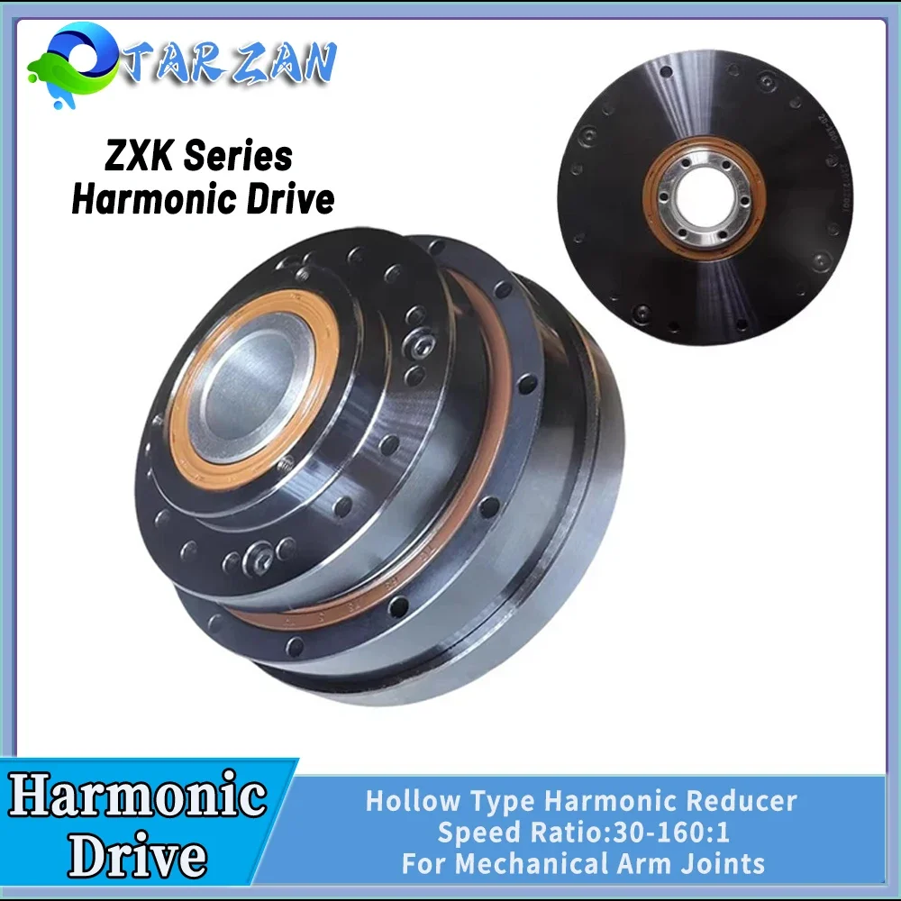 High Precision Hollow Harmonic Drive Harmonic Reducer For Stepper Servo Motor Gearbox For Mechanical Arm Joints Robot 30 Arcsec