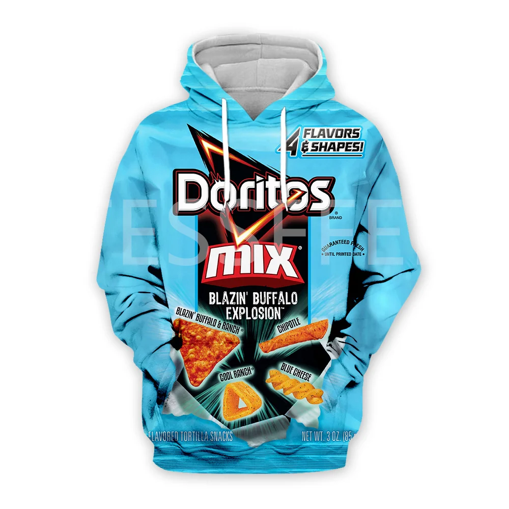 

Newest Foods Potato Chips Candy Sauce Chocolate Snacks 3DPrint Harajuku Pullover Streetwear Unisex Casual Funny Jacket Hoodies 0