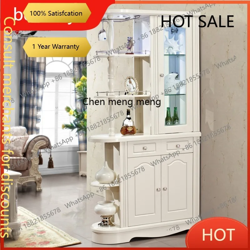 D5556 s6601 ivory white series entrance hall double-sided screen partition cabinet double-sided shoe cabinet paint, decorative c