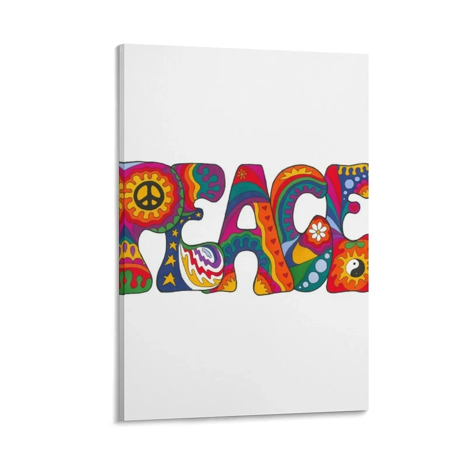 

Psychedelic Peace Canvas Painting aesthetic room decor Picture on the wall Luxury living room decoration paintings wall decor