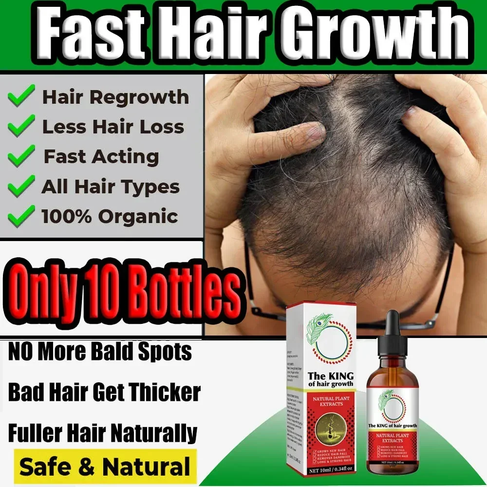 Hair Growth Essential Loss Regrowth Treatment Strengthens Hair Nourishes Scalp Light Weight Non Greasy Improve Scalp Circulation