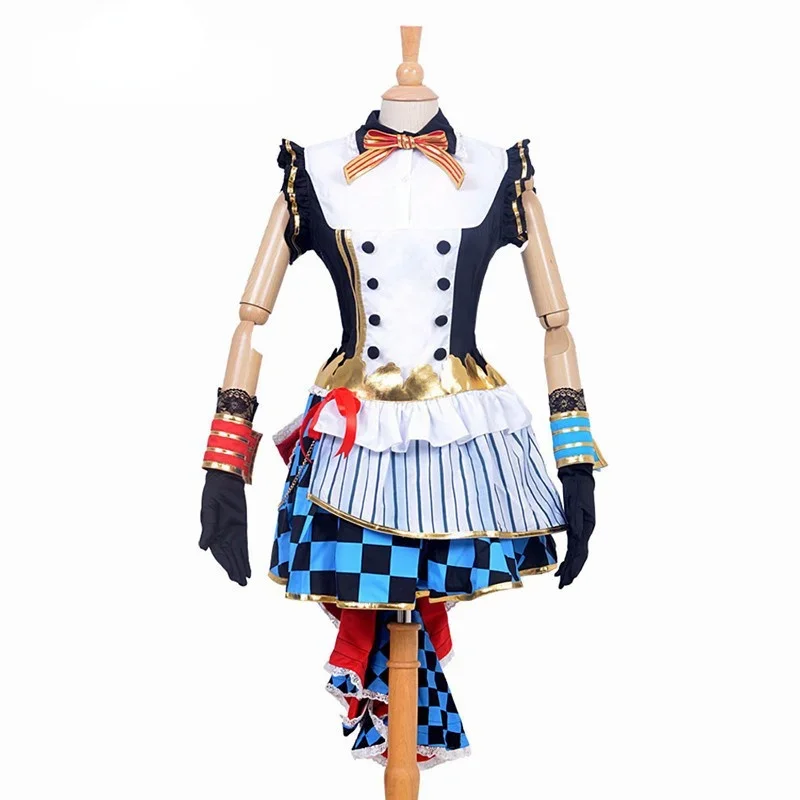 Love Live Kousaka Honoka Meidofuku Awaken Lolita Dress Cafe Maid Dress Outfit Cosplay Costumes