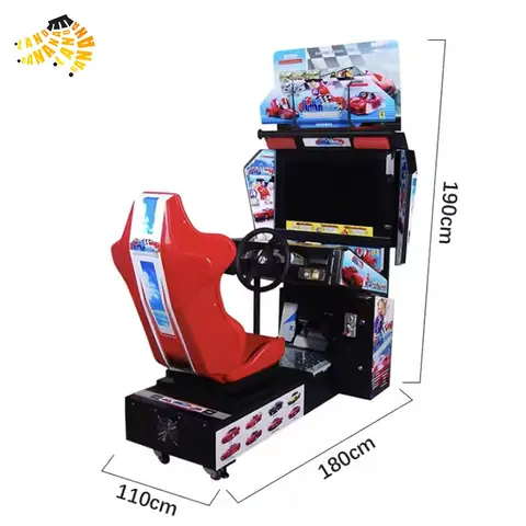 Wholesale Coin Operated Indoor Amusement 32 Outrun Car Racing Video Games Machine Car Racing Arcade Games