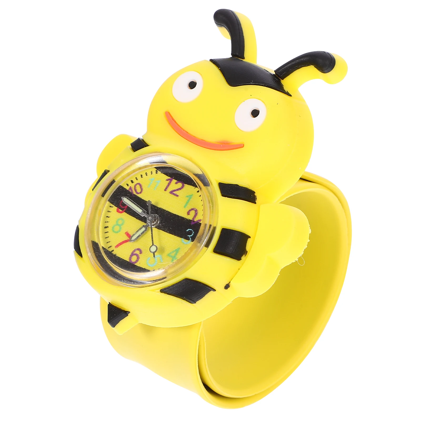 

Bright Colorful Kids Slap Watch Cartoon Design Comfortable Durable Lightweight Easy Read Wristwatch Sport Outdoor Gift For