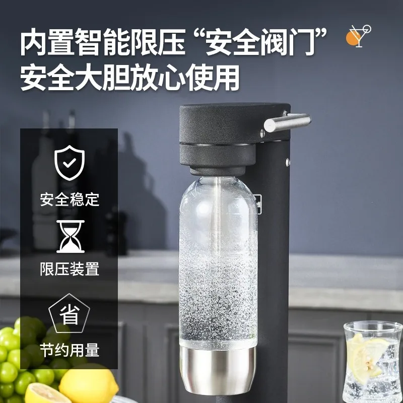 آلة المياه الفوارة آلة مياه الصودا المنزل كولا المشروبات الغازية الحليب الشاي متجر