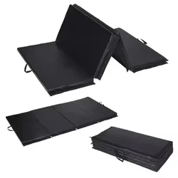 Manufacture Wholesale Folding Gymnastic Crash Mat With Extra Thick Padding