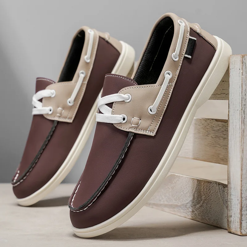 

New Spring and Autumn Breathable Men's Casual Shoes Fashionable Trendy Student Sports Shoes Versatile Men's Slip-On Shoes