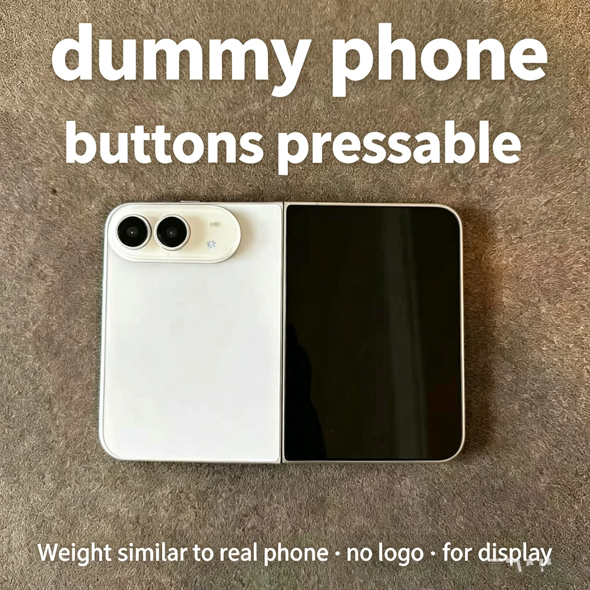 phone-duo-fold用のダミー携帯電話モデル。動作しないレプリカ。展示用サンプル。ロゴなし。偽物の小道具。店頭展示用。店舗装飾用。おもちゃ。