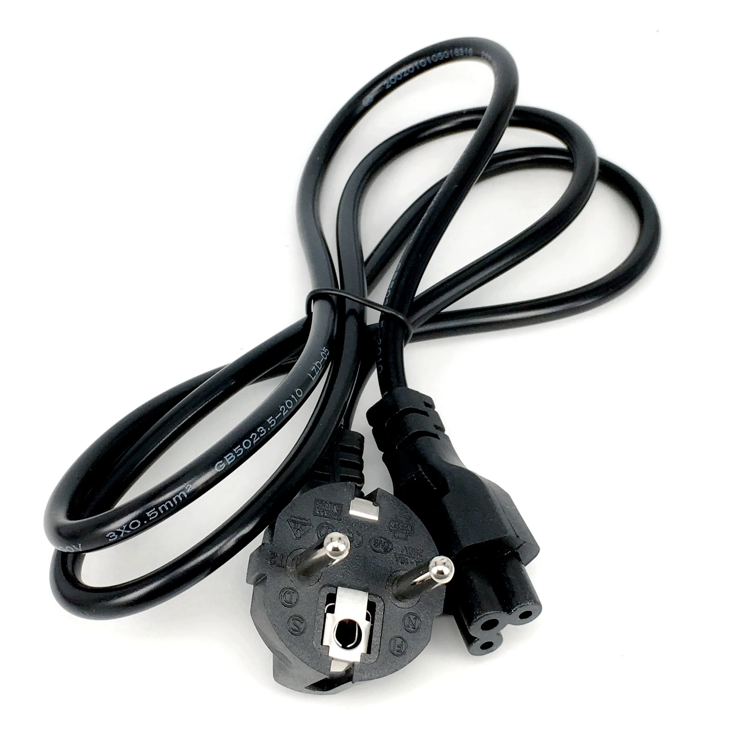 الاتحاد الأوروبي كابلات الكمبيوتر المحمول 3 دبوس شاحن التوصيل محول الطاقة كابل الحبل ل HP ديل سوني ASUS لينوفو سامسونج الكمبيوتر المحمول