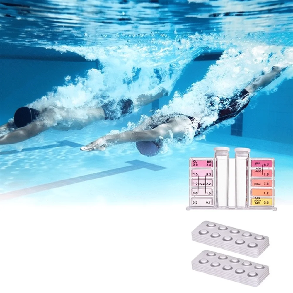 Swimming Pool Water Analysis Kit For RTF PH And DPD1 Chlorine Tester Set Pool Hot Tub Quality Maintenance Tool