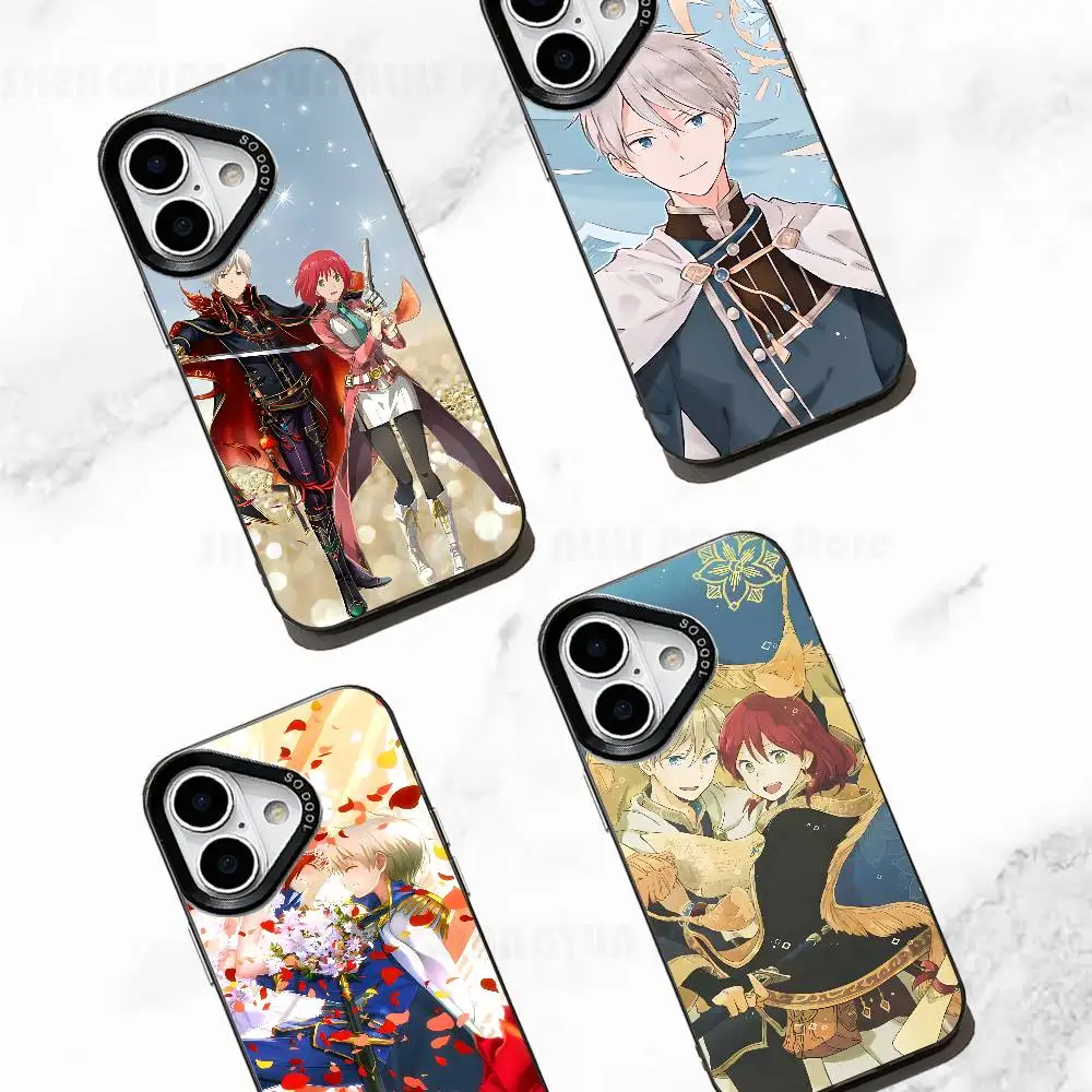 

Snow W-White With The R-Red Hair Phone Case For IPhone 17 16e 16 15 14 13 12 11 Pro Max X XR XS MAX Back Cover