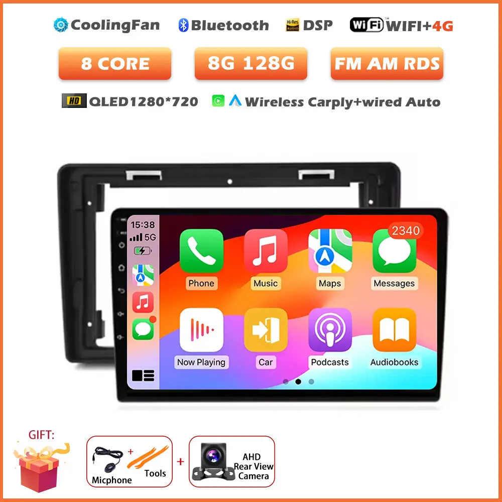 Android 16 Auto Voor Citroen C2 C3 2001-2010 Auto Radio Multimedia Speler Video GPS Navigatie Carplay Touchscreen Stereo gereedschap - afbeelding 1