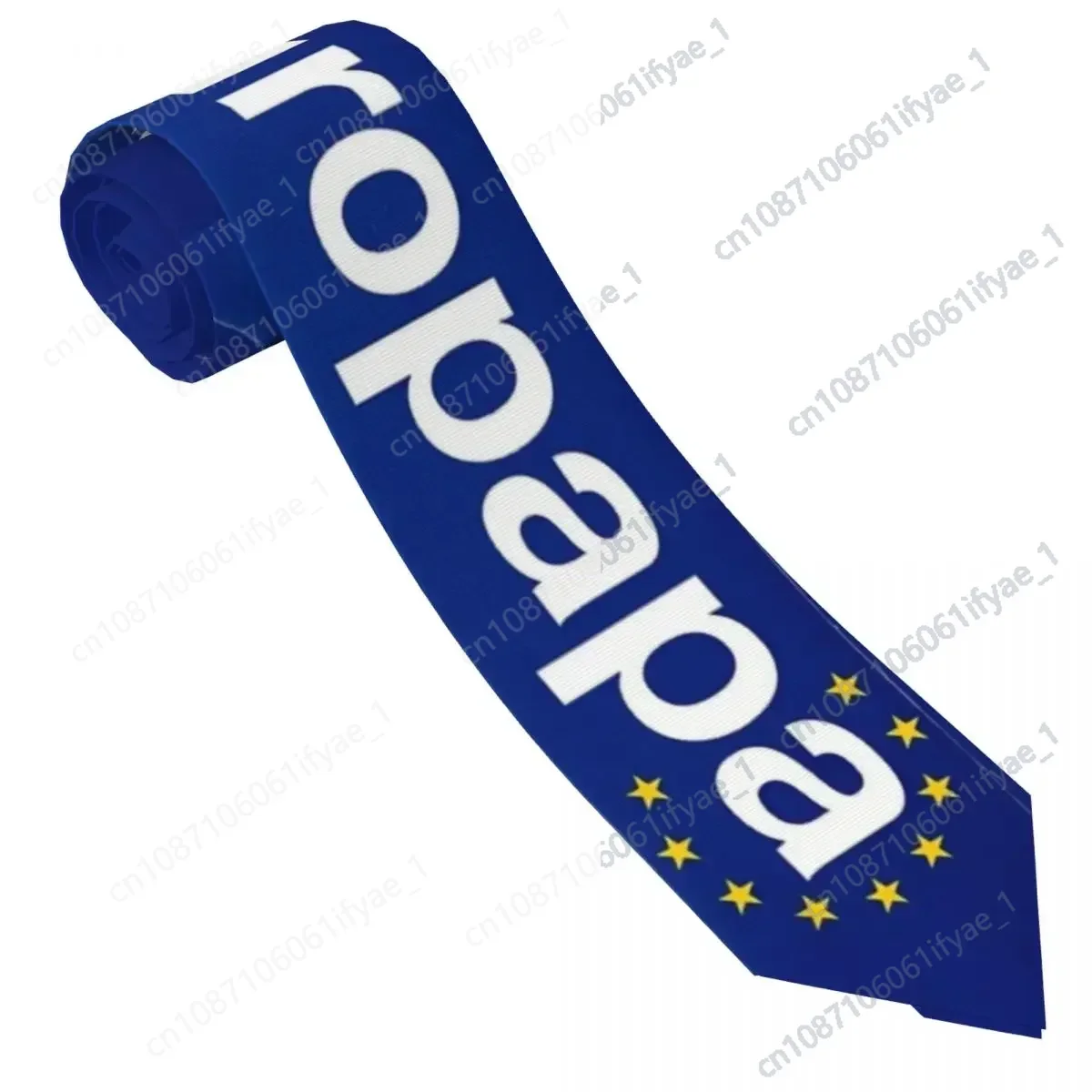 

Joost Klein Europapa Tie Eurovisions 2024 Netherlands Tie Neck Ties Retro Casual Collar Tie Custom Daily Wear Necktie Accessorie