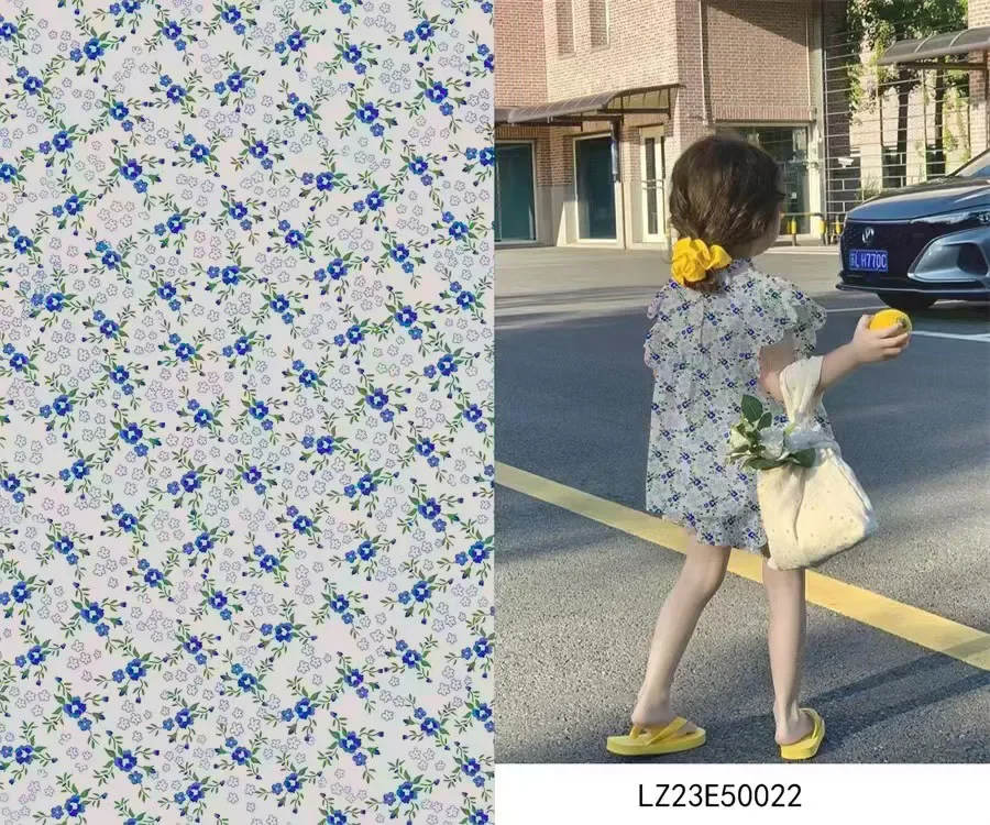 

Cotton Fabric Natural Soft Texture - Ideal Material for Summer Dresses, DIY Clothing & Craft Projects, Breathable & Comfortable