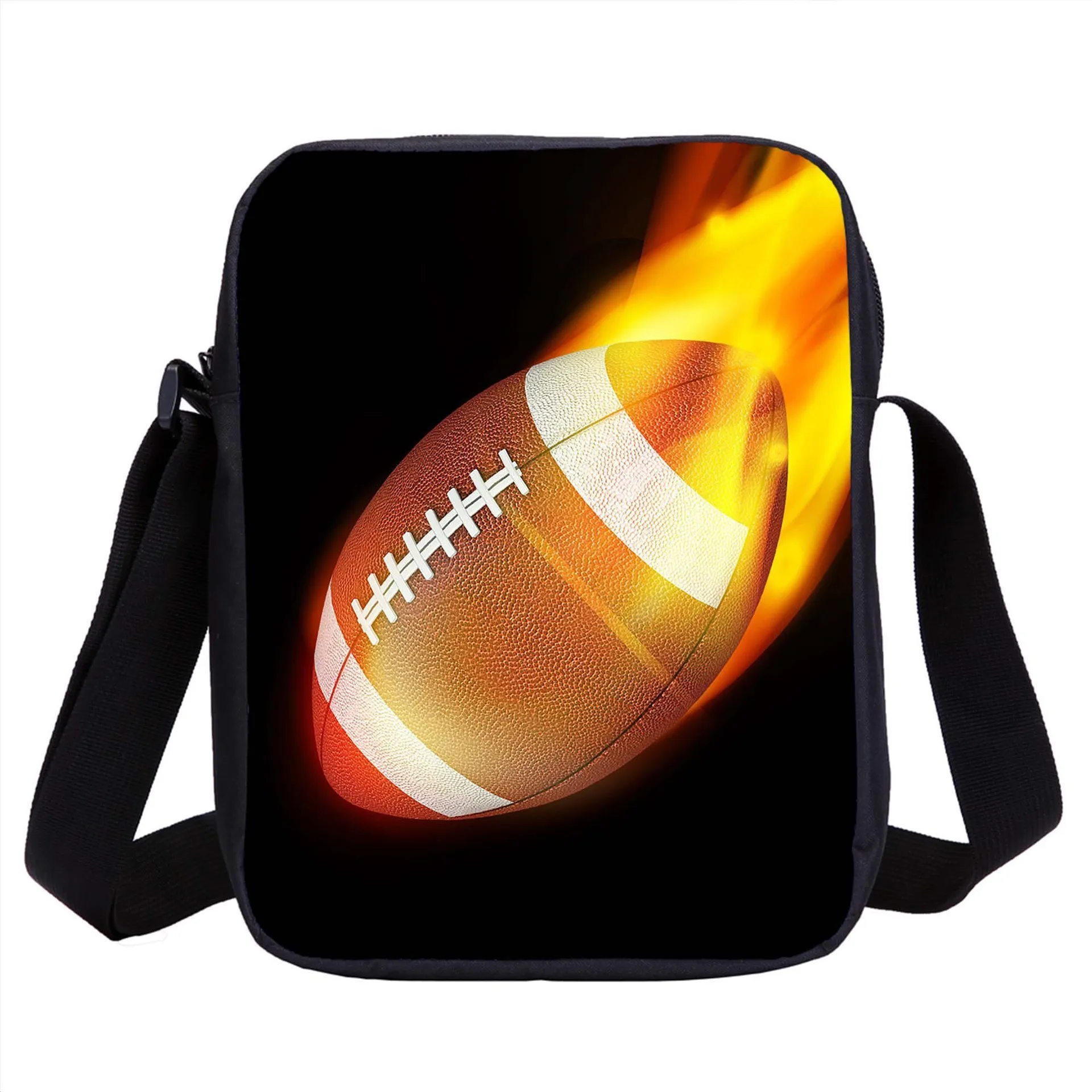 Rugby, Basketball, Football School Bags Phone Bag Shopping Bag Printed Learn, Travel Shoulder Messenger Bag Handbag Best Gift