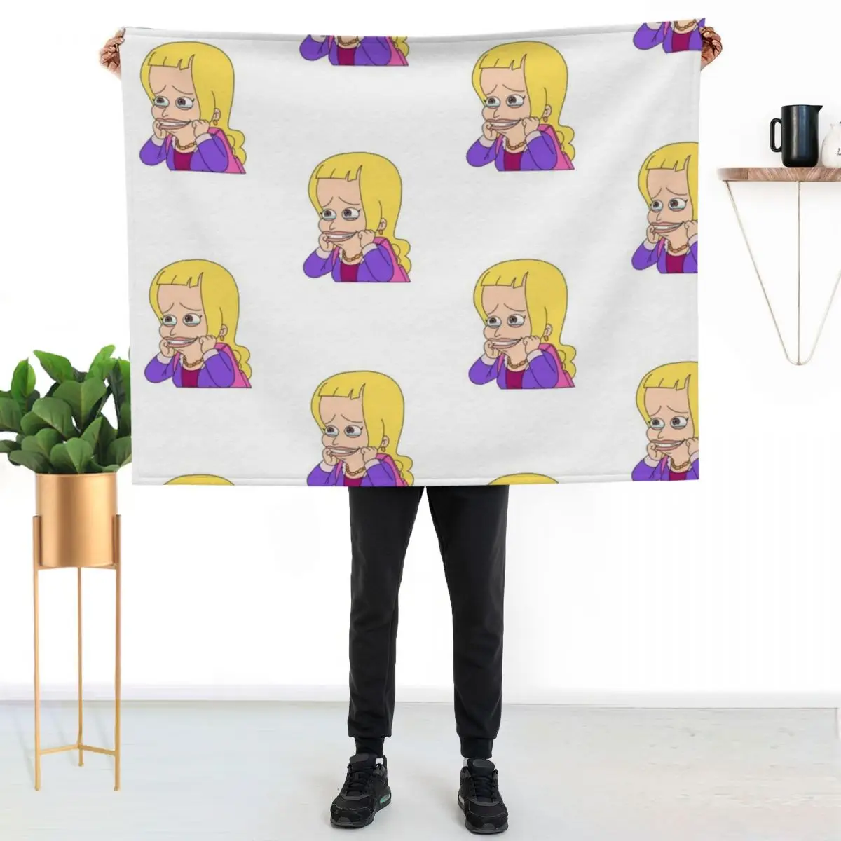 

Lola Throw Blanket Ultra Soft Flannel Fleece Blanket for All Seasons