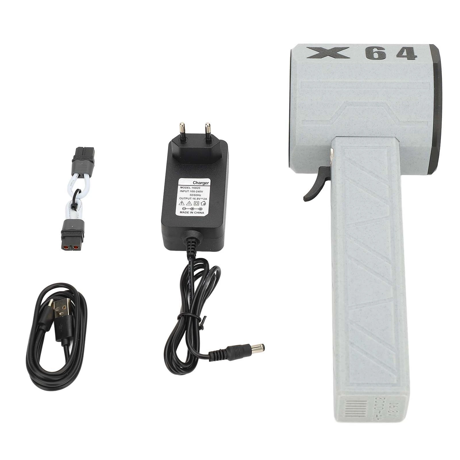 

Jet Dry Blower 1400g Thrust Stepless Speed Regulation Handheld Turbo Fan Blower for Cleaning Inflation Cooling 100‑240V