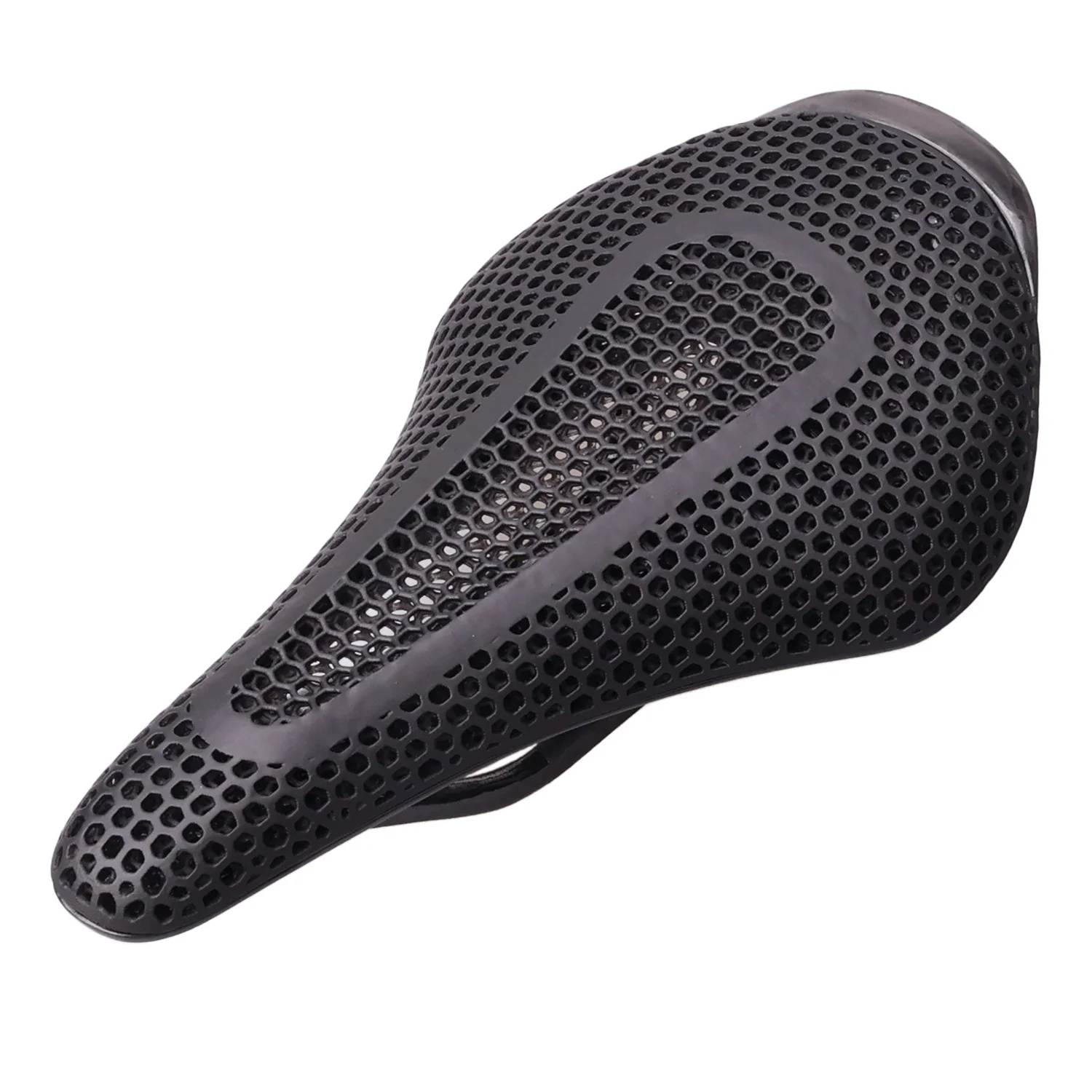 3D-gedruckter Fahrradsattel mit Vollcarbonfaser – 145 mm 185 g 7 x 9 – adaptiver Fahrradsitz für Mountain Road und Gravel Bike