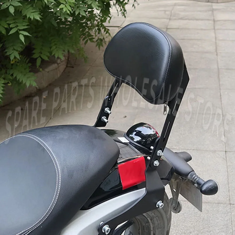 Per keeway Benelli Benda Rock 250 Rock250 Schienale passeggero Cuscino posteriore Schienale Barra di supporto Staffa Portapacchi posteriore