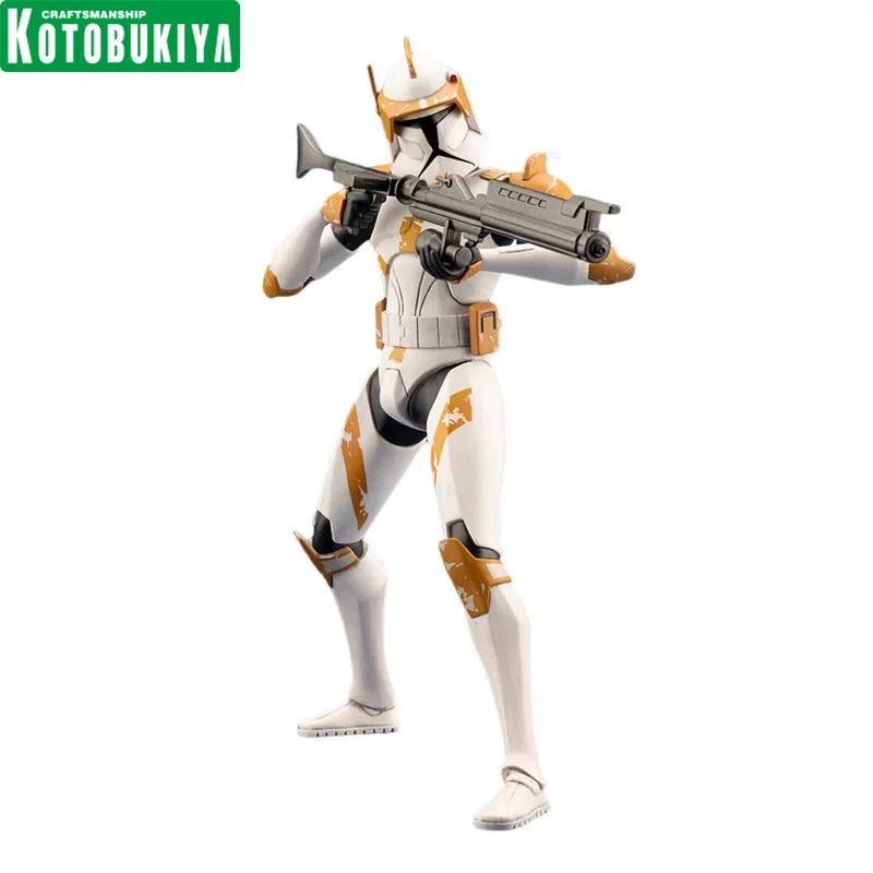 Original Kotobukiya ARTFX Star Wars The Clone Wars Commander Cody The Clone Wars Ver. Easy Assembly Kit Figure Model Toys Gif