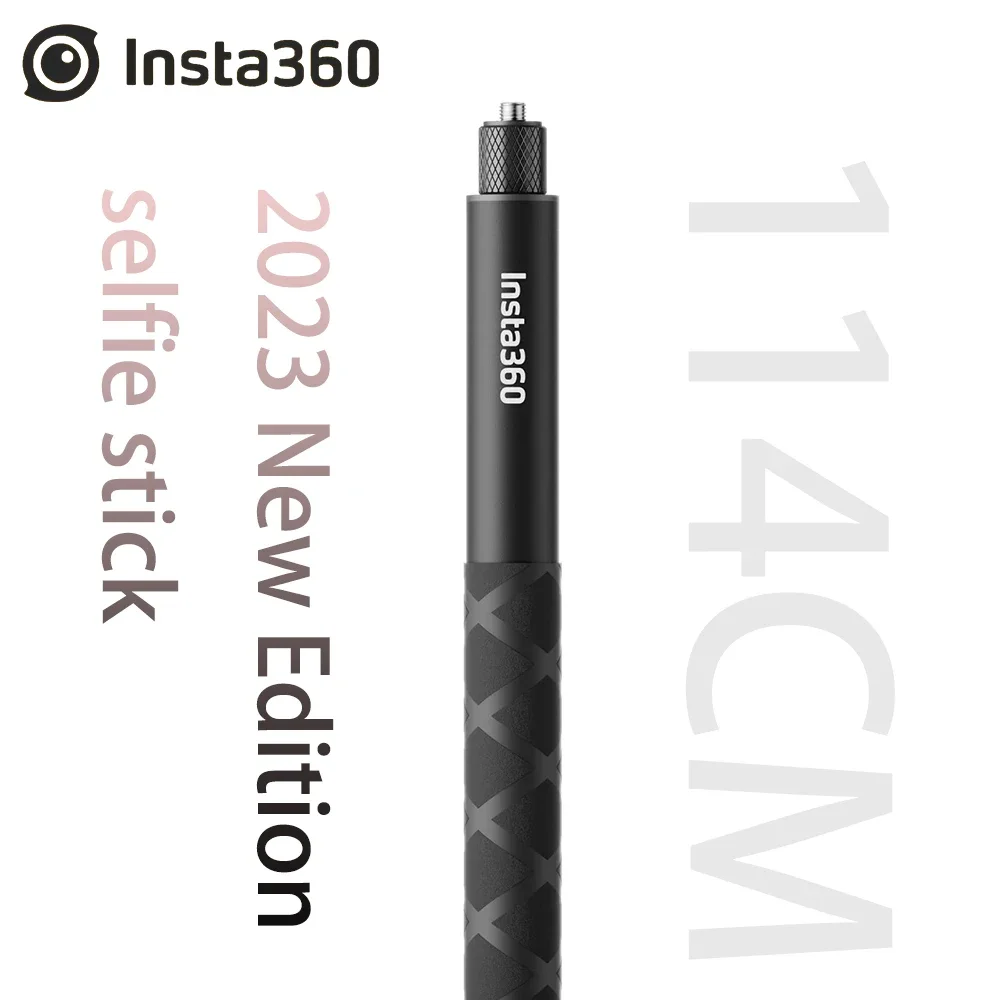 Bastão de selfie invisível original Insta360 de 114cm, adequado para X3/X4/X5/X4AIR/ACE PRO2/GO3/3S
